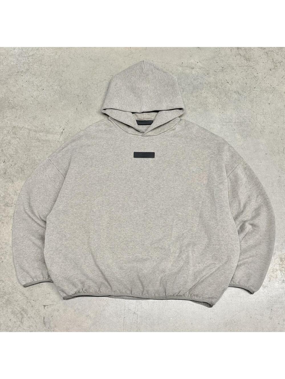 Fear of God ESSENTIALS Hoodie Mens Large Brown Core Collection Streetwear $150